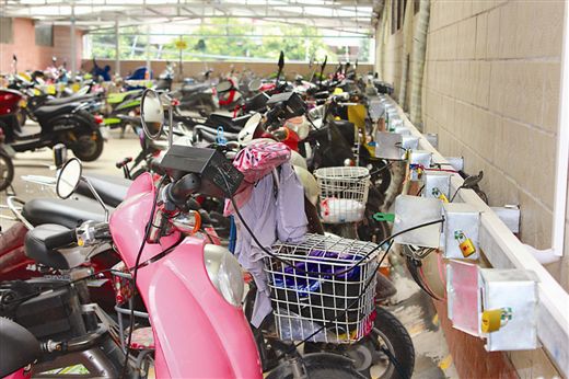 河南開展電動車違規(guī)停放、充電的集中處罰行動