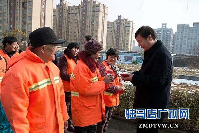  胡建輝帶隊走訪慰問一線工作人員