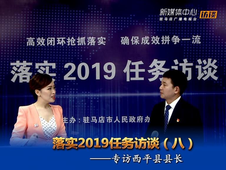 落實2019任務訪談--西平縣人民政府縣長李全喜