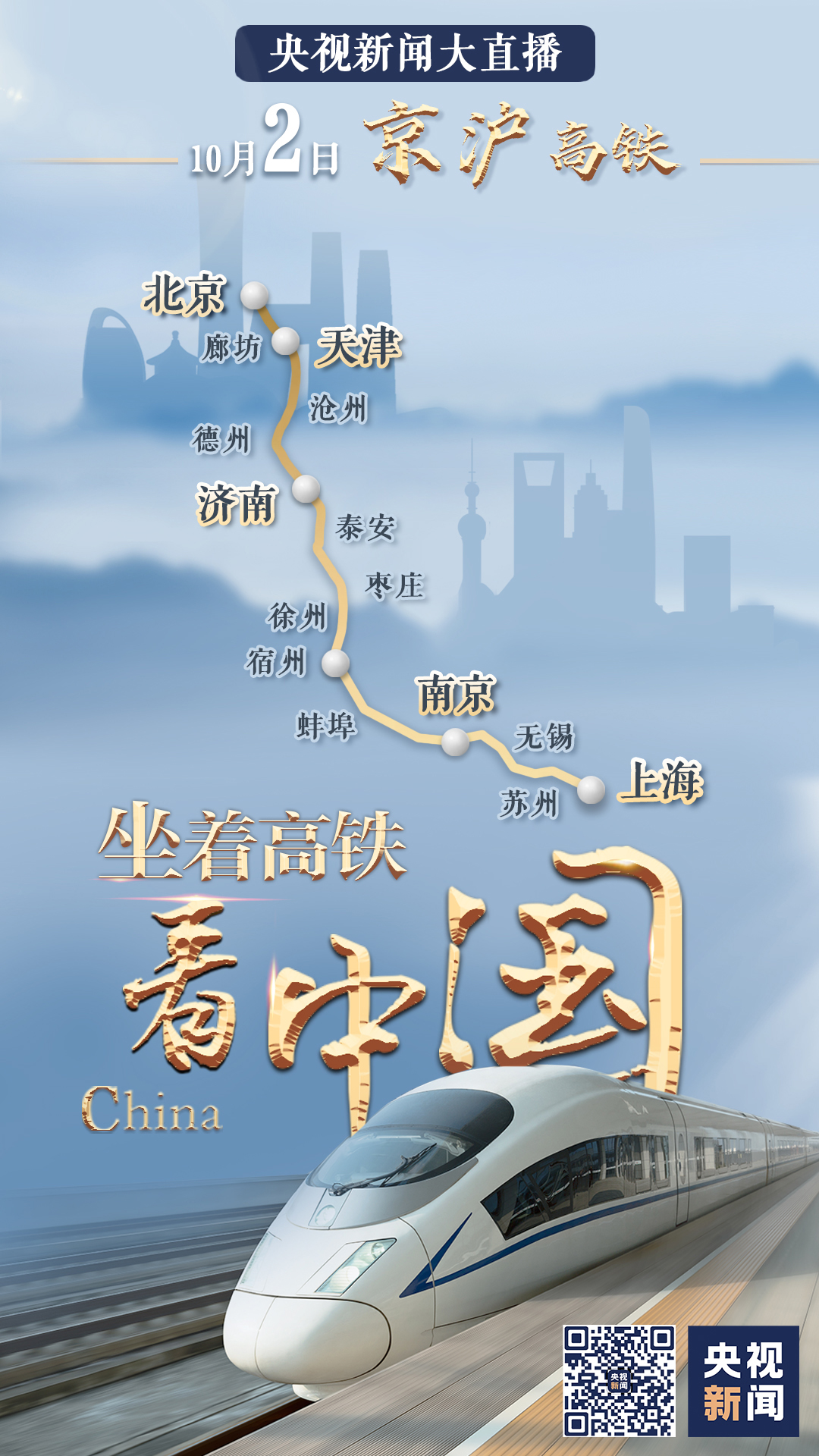 祖國那么大，我們都想去看看！八天八線，坐著高鐵看中國
