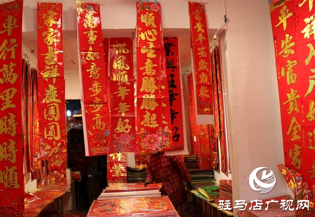 駐馬店：張燈結彩年味濃 年貨市場迎春忙