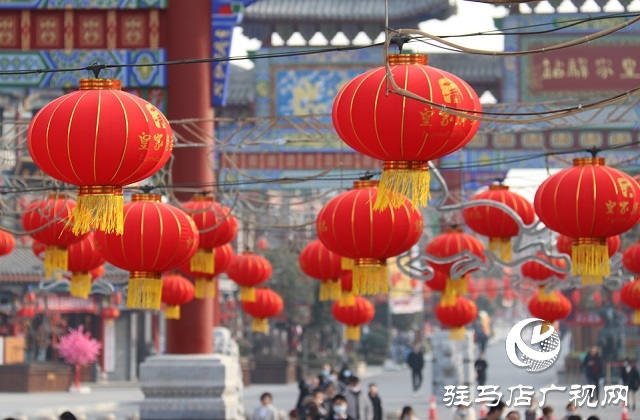駐馬店：張燈結彩年味濃 年貨市場迎春忙