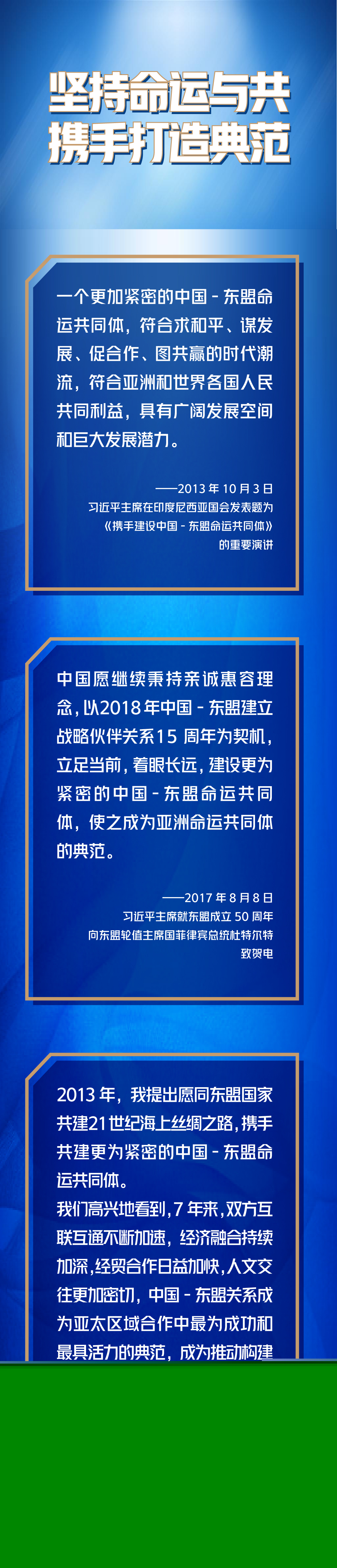 第一報(bào)道 | 深化中國－東盟命運(yùn)共同體建設(shè)，習(xí)主席這樣說