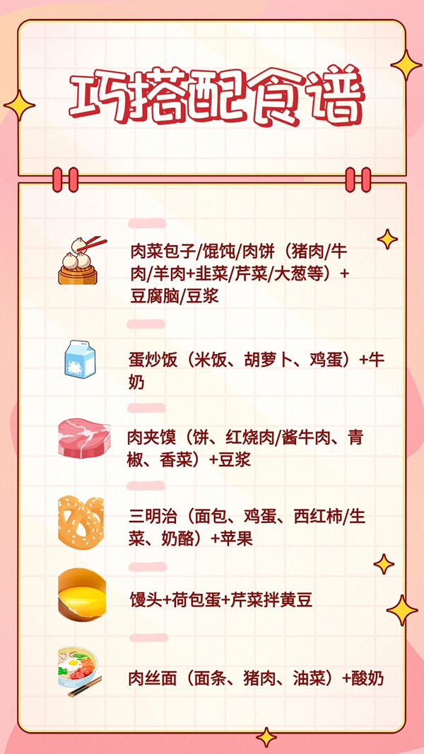 孩子開學(xué)了早餐怎么吃？中疾控：最少要保證三類食材