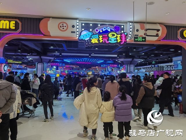 駐馬店：春節(jié)假期商場人氣旺