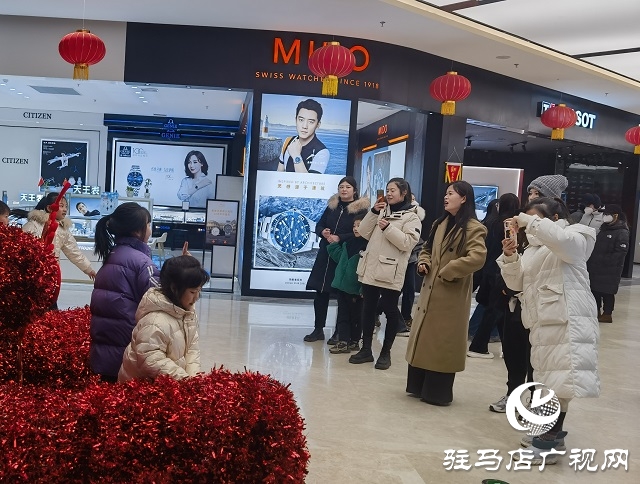 駐馬店：春節(jié)假期商場人氣旺