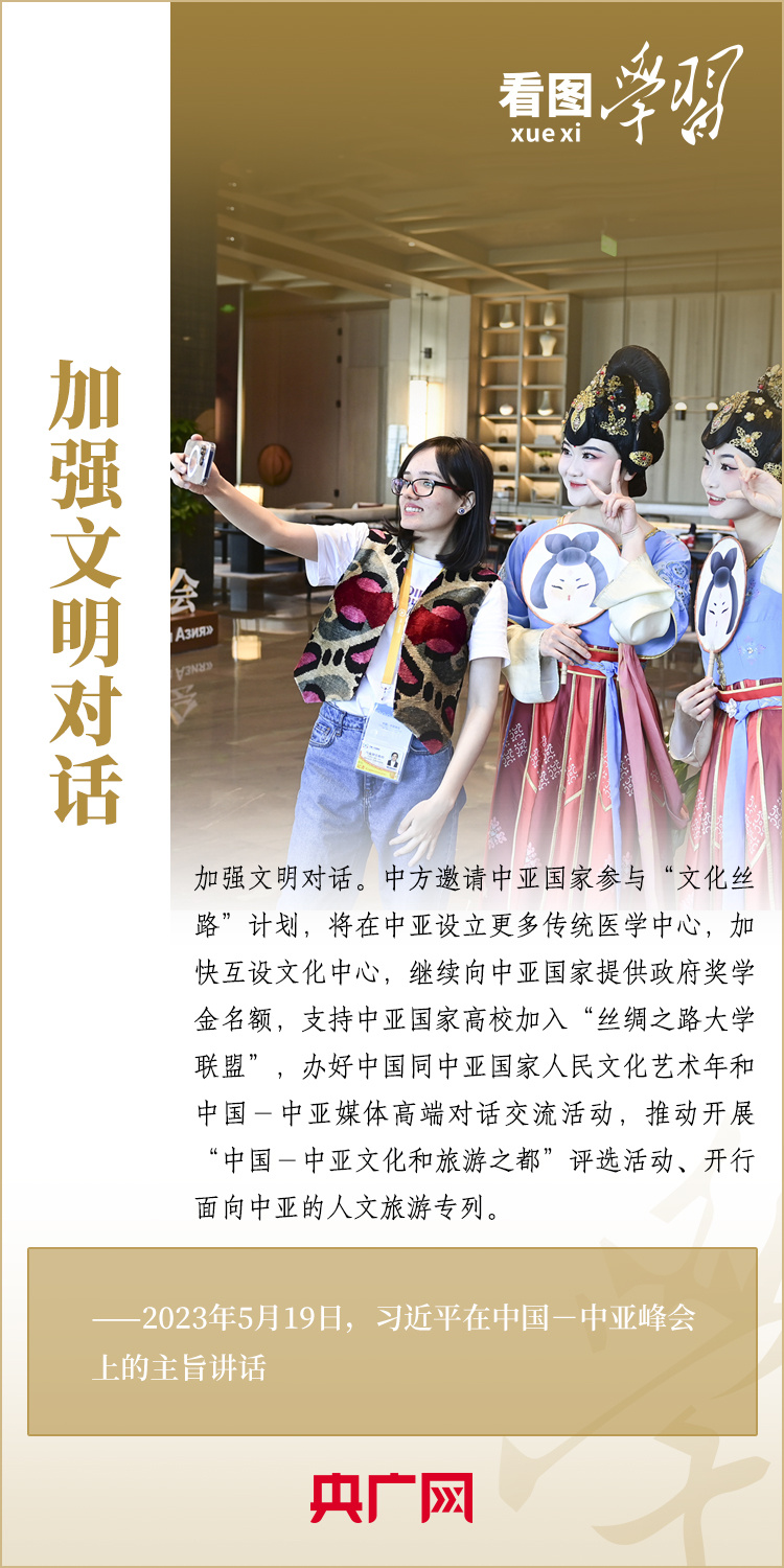 看圖學(xué)習(xí)丨深化中國(guó)同中亞國(guó)家合作，習(xí)近平主席提出這“八點(diǎn)建議”
