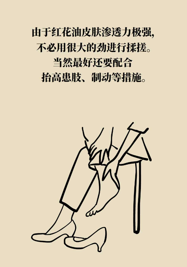 扭傷后抹紅花油，為什么傷處反而更腫了？