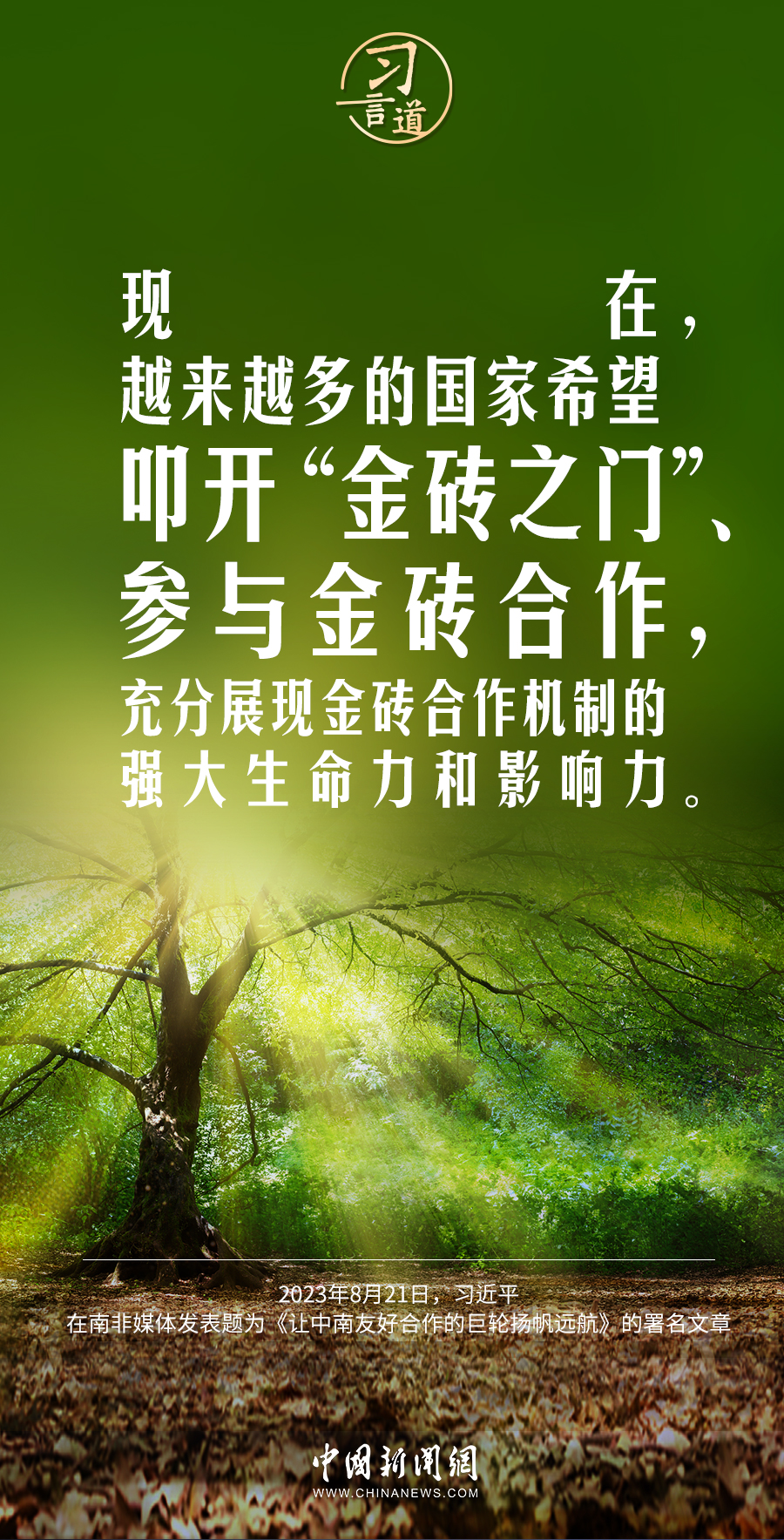 習(xí)言道｜當(dāng)今世界需要的是和平，不是沖突