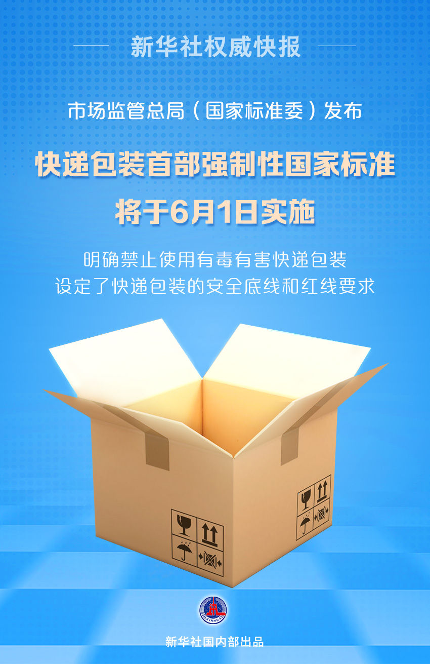 快遞包裝首部強制性國家標準將于6月1日實施