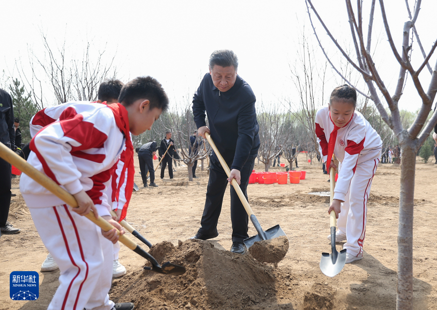 習近平在參加首都義務植樹活動時強調(diào) 全民植樹增綠 共建美麗中國