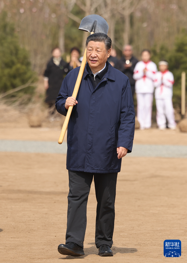 習近平在參加首都義務植樹活動時強調(diào) 全民植樹增綠 共建美麗中國