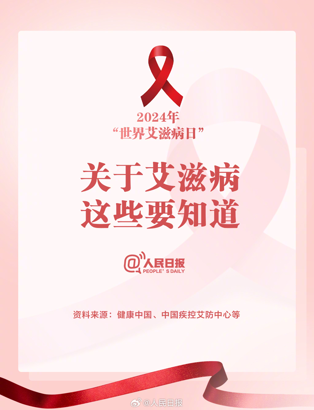 轉(zhuǎn)存了解！關(guān)于艾滋病這些你要知道