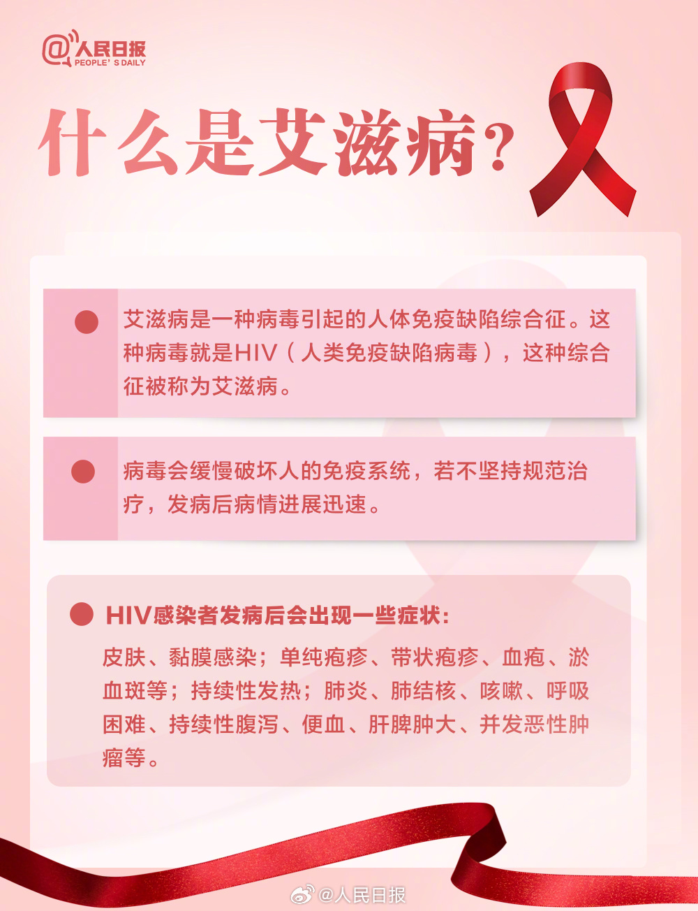 轉(zhuǎn)存了解！關(guān)于艾滋病這些你要知道