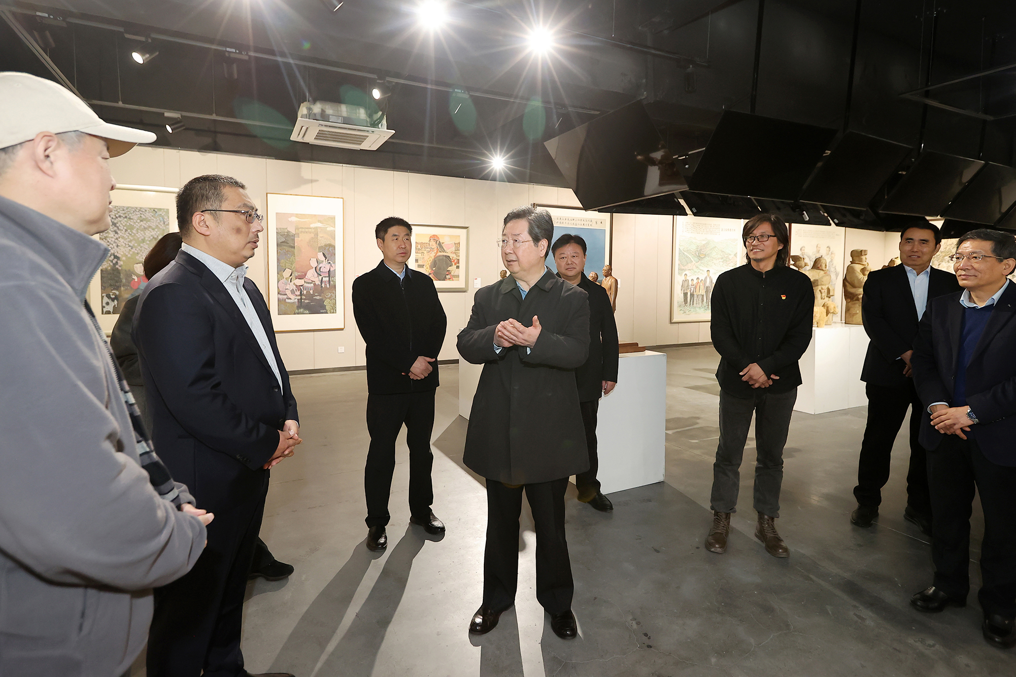 樓陽生到河南體育學院、鄭州美術學院調研