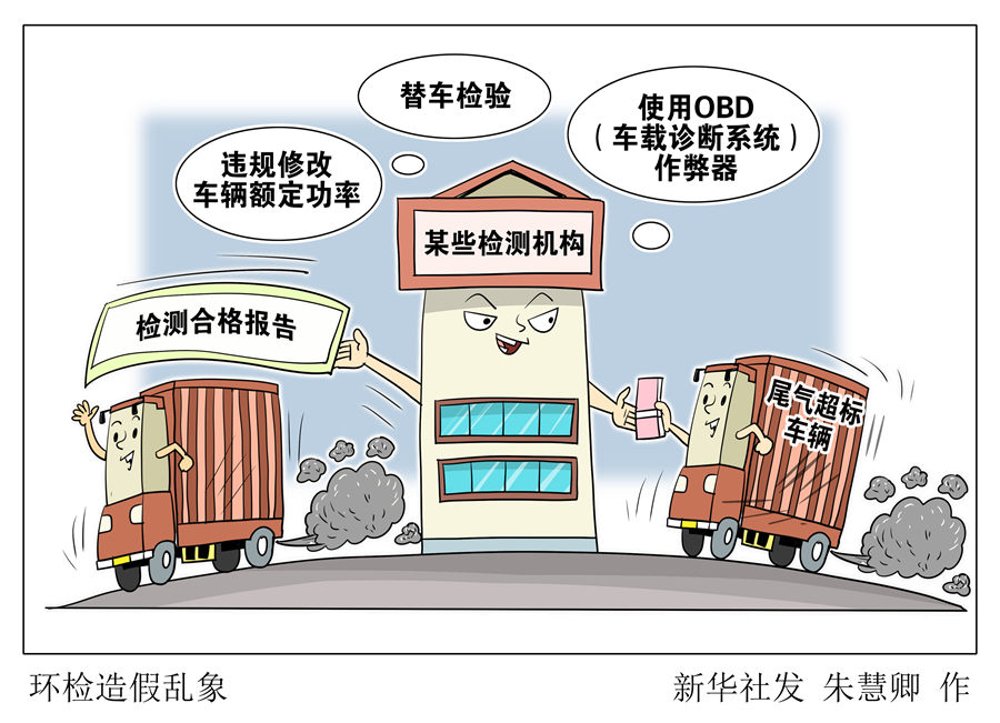 篡改數(shù)據(jù)、替代參檢……機(jī)動(dòng)車環(huán)檢造假亂象調(diào)查