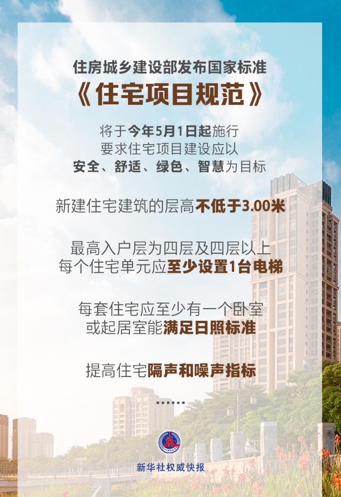 國家標(biāo)準(zhǔn)《住宅項目規(guī)范》落地，有哪些看點(diǎn)？