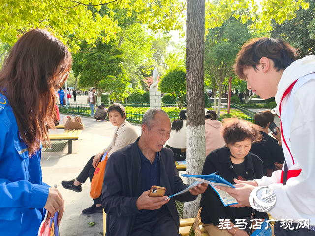 駐馬店經濟開發(fā)區(qū)紅十字天中救援隊開展反詐騙宣傳活動