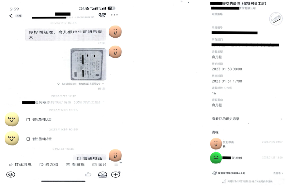 男子請(qǐng)育兒假不成，被扣去4天年假，法院判了！