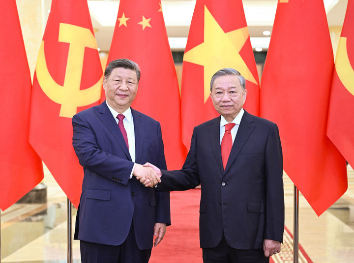 習(xí)近平同越共中央總書記蘇林舉行會(huì)談