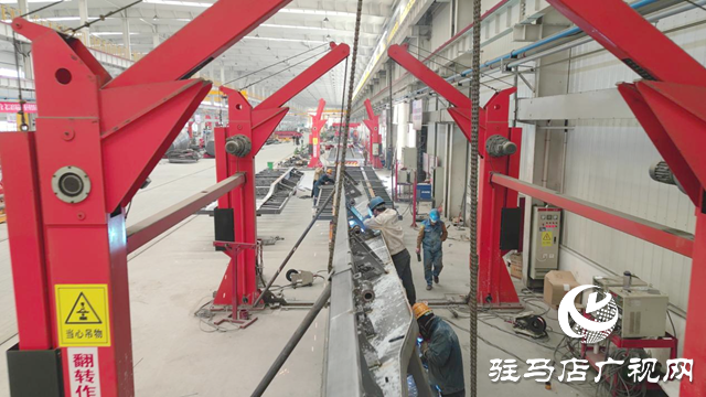 駐馬店中天金駿車輛：智能化生產(chǎn)線火力全開 訂單爆滿沖刺半年紅