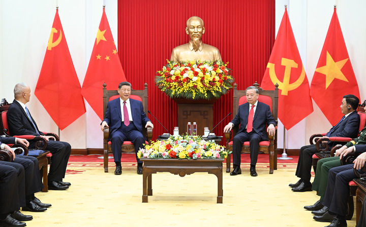 習(xí)近平同越共中央總書記蘇林舉行會(huì)談