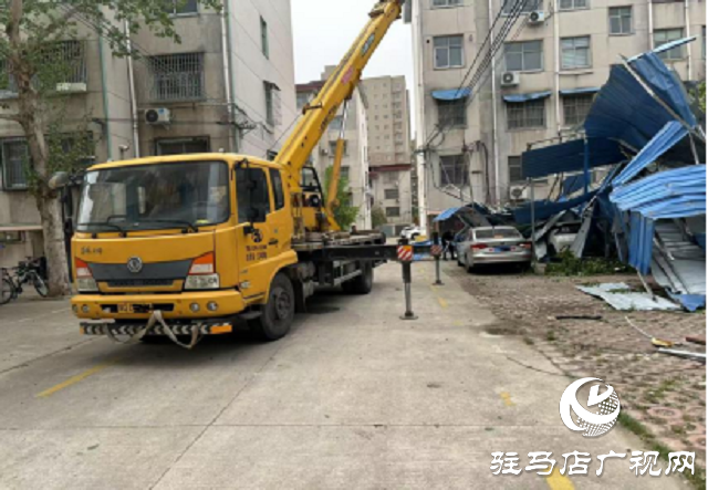 大風(fēng)天氣車輛受損  中國人壽財險駐馬店公司高效救援 