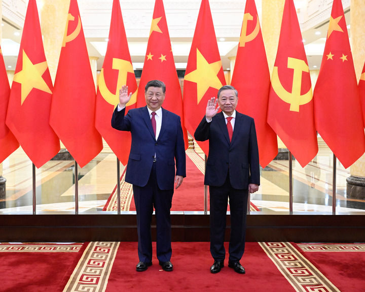 習(xí)近平同越共中央總書記蘇林舉行會(huì)談