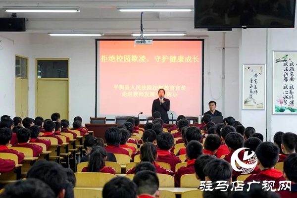 平輿縣人民法院：拒絕校園欺凌 守護“少年的你”