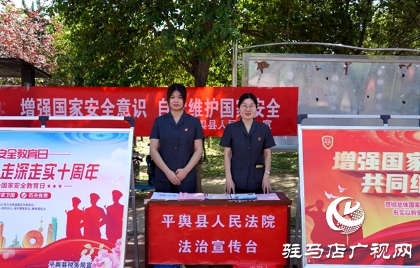 平輿縣人民法院：法治宣傳進廣場  國家安全植于心