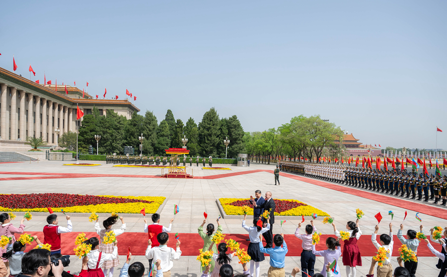 習(xí)近平同阿塞拜疆總統(tǒng)阿利耶夫會(huì)談