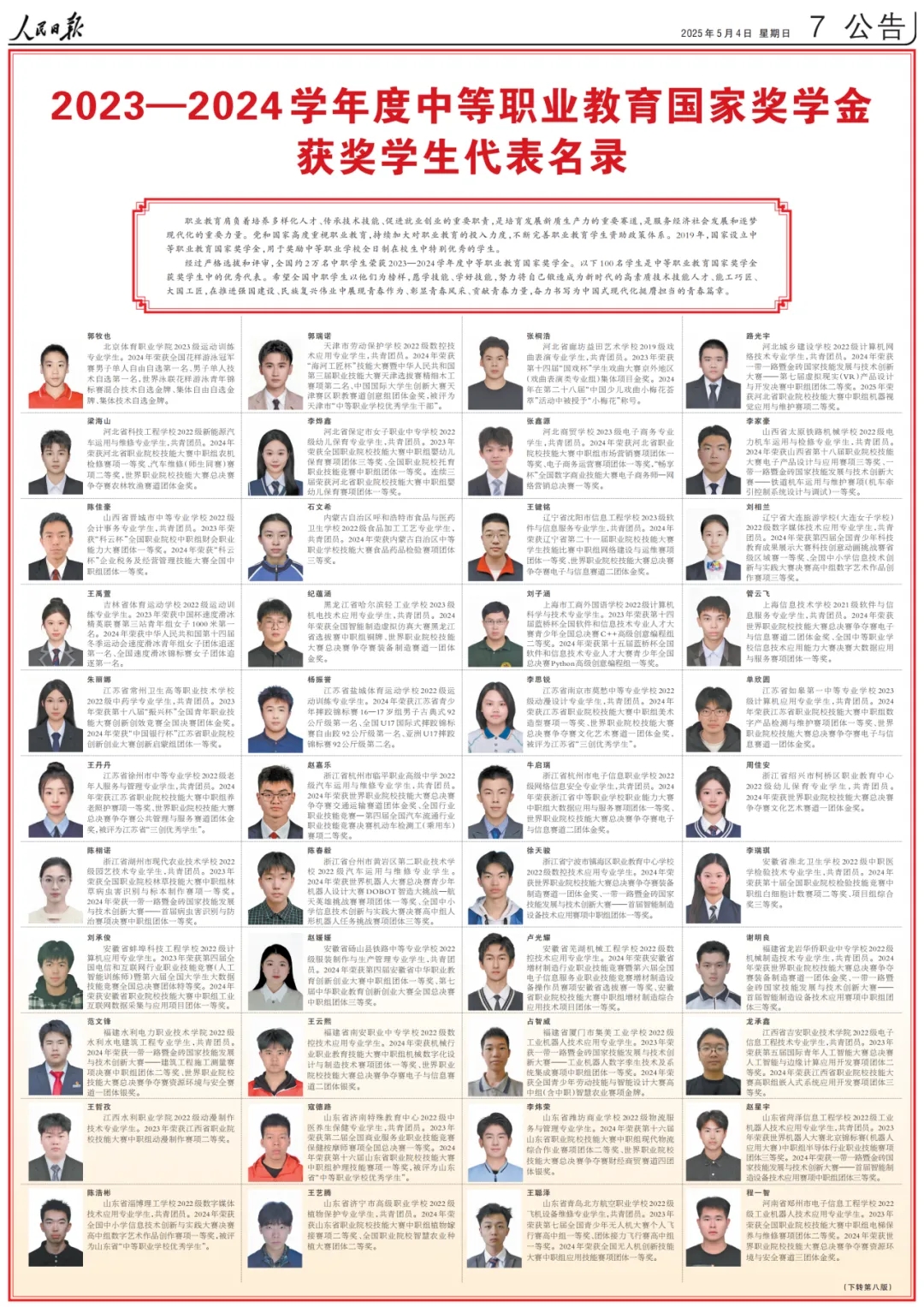祝賀！河南這10名學(xué)生登上《人民日?qǐng)?bào)》