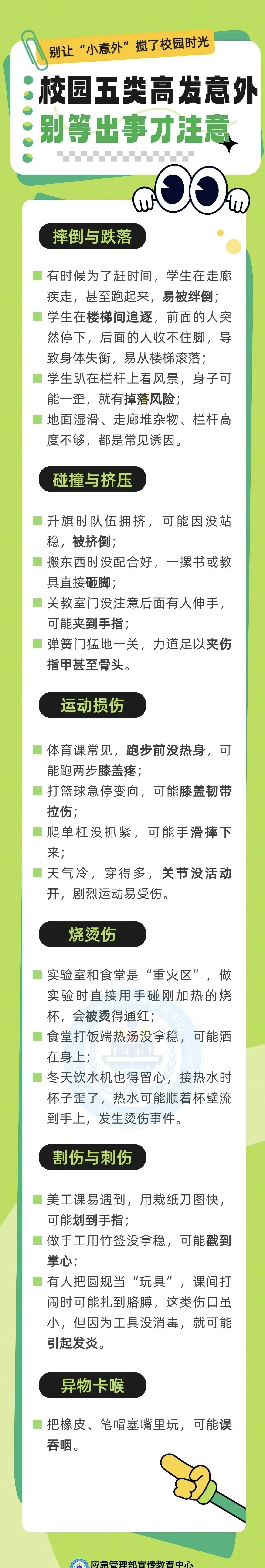 神獸歸位 | 校園五類高發(fā)意外，別等出事才注意！